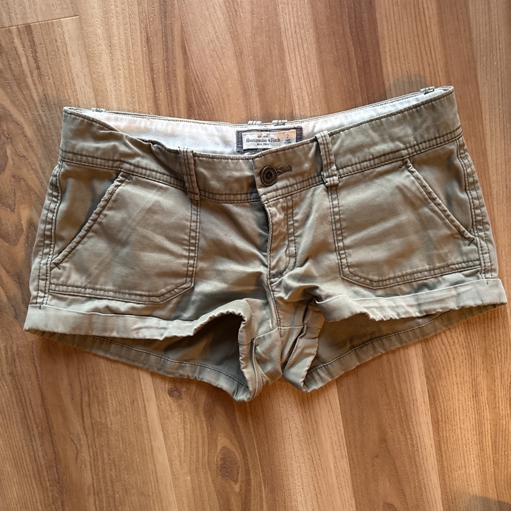 Lot of 3 Vintage Abercrombie & American Eagle Shorts Sz 2 Bella Swan Y2K 00's - Picture 8 of 16